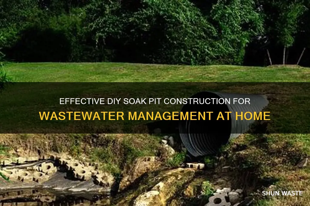 how to make soak pit for waste water