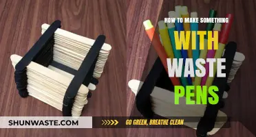 Creative Recycling: Transforming Waste Pens into Unique DIY Crafts