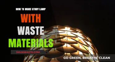 Eco-Friendly DIY Study Lamp: Upcycling Waste Materials for Bright Ideas