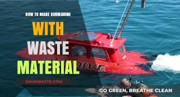 DIY Eco-Friendly Submarine: Crafting with Recycled Waste Materials