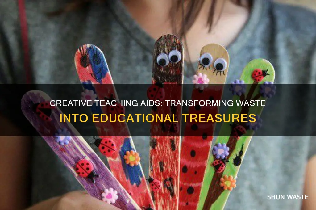 how to make teaching aids from waste material