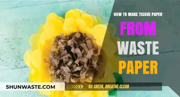 Eco-Friendly Crafting: Transforming Waste Paper into Tissue Paper at Home