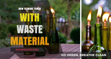Eco-Friendly DIY: Crafting a Torch from Recycled Waste Materials