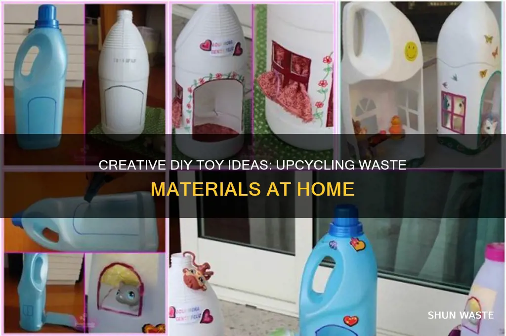 how to make toys at home with waste material