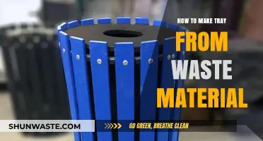Eco-Friendly DIY: Crafting a Sturdy Tray from Recycled Waste Materials