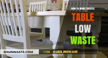 Sustainable Trestle Table: Low-Waste DIY Building Guide and Tips