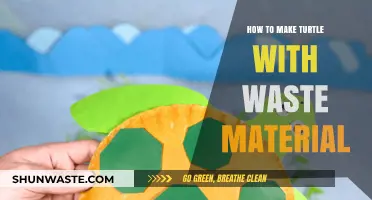 Creative Recycling: Crafting a Turtle from Everyday Waste Materials