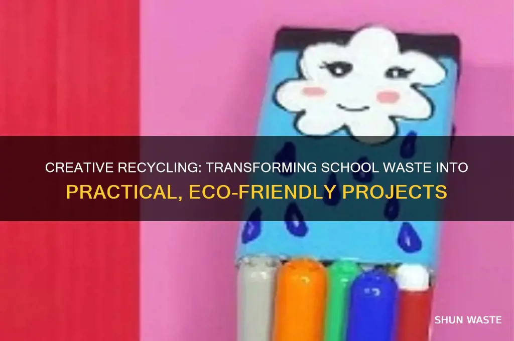 how to make useful things from waste material at school