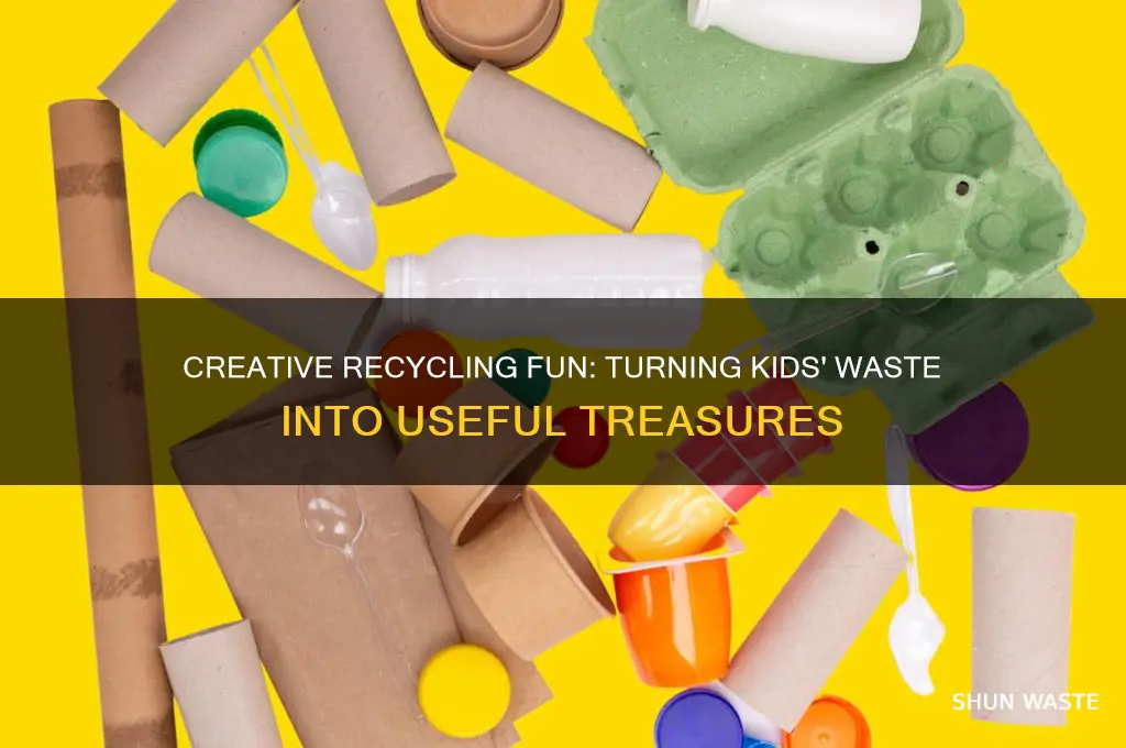 how to make useful things from waste material for kids