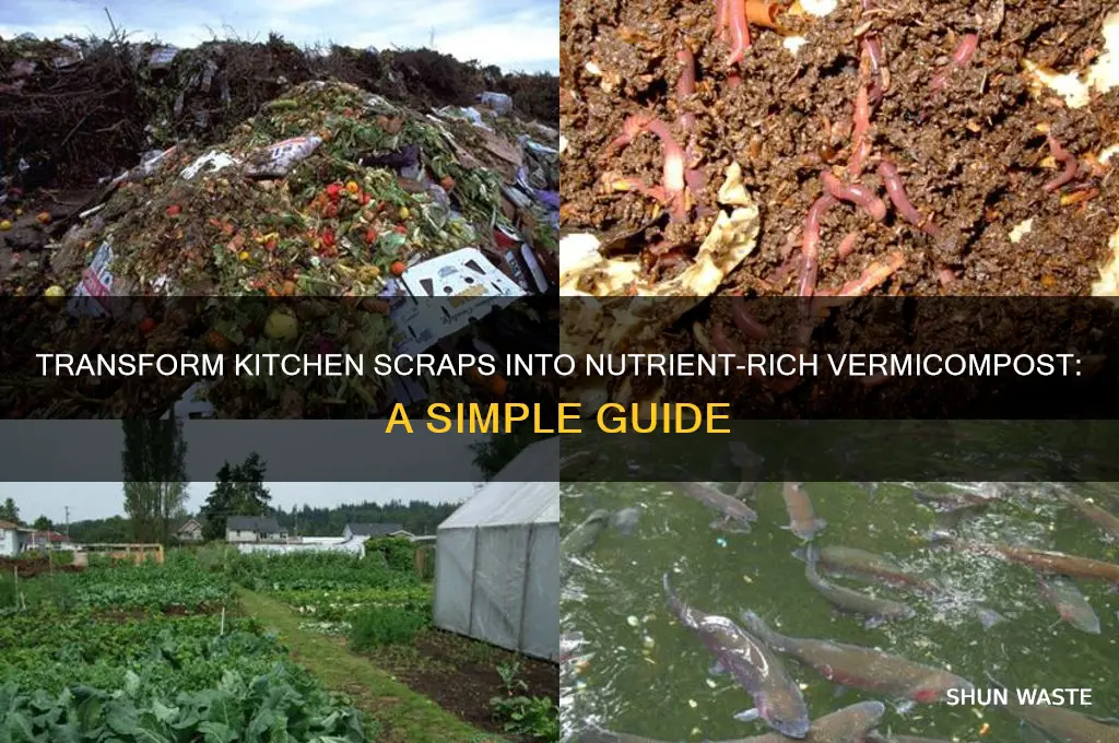 how to make vermicompost from kitchen waste