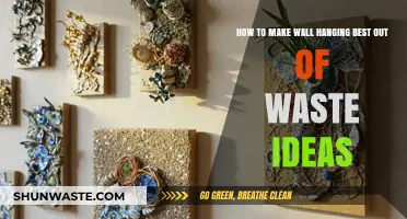 Creative Wall Hanging Ideas: Transforming Waste into Stunning Decor