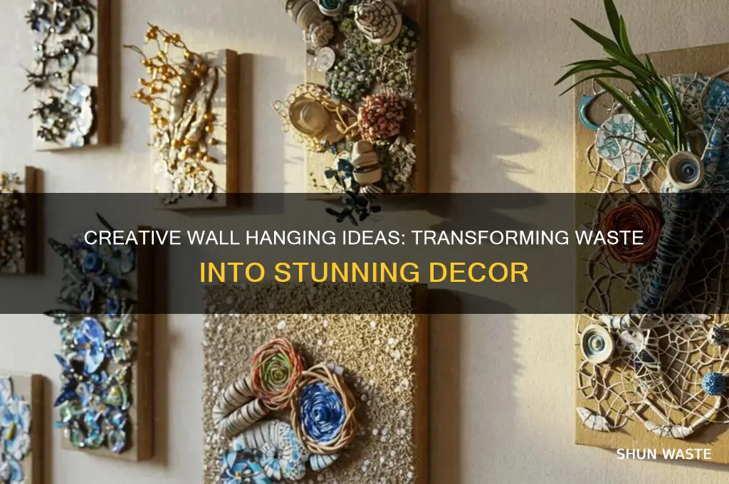 how to make wall hanging best out of waste ideas