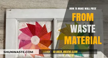 Creative Upcycling: Crafting Stunning Wall Art from Everyday Waste Materials