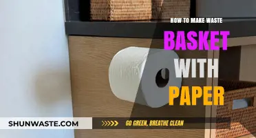 Creative DIY: Crafting a Sturdy Waste Basket Using Paper Easily
