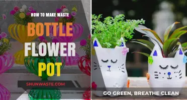 Creative Recycling: Transforming Waste Bottles into Beautiful Flower Pots