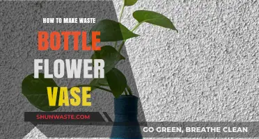 Creative Recycling: Transforming Waste Bottles into Beautiful Flower Vases