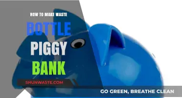 Creative Recycling: Crafting a Piggy Bank from Waste Bottles