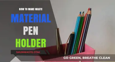 Creative DIY: Crafting a Unique Pen Holder from Waste Materials