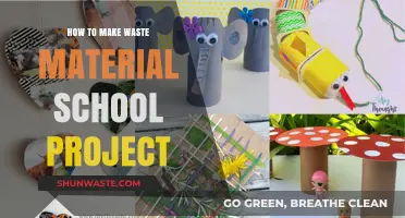 Creative DIY School Project Ideas Using Recycled Waste Materials