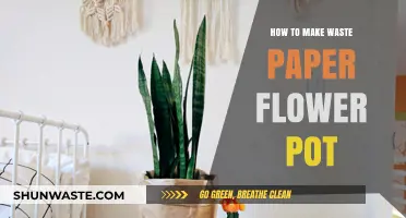 Craft Eco-Friendly Planters: DIY Waste Paper Flower Pot Guide