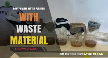 DIY Water Purifier: Crafting Clean Water from Recycled Waste Materials