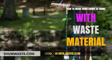 Crafting Harmony: DIY Wind Chimes from Recycled Home Waste