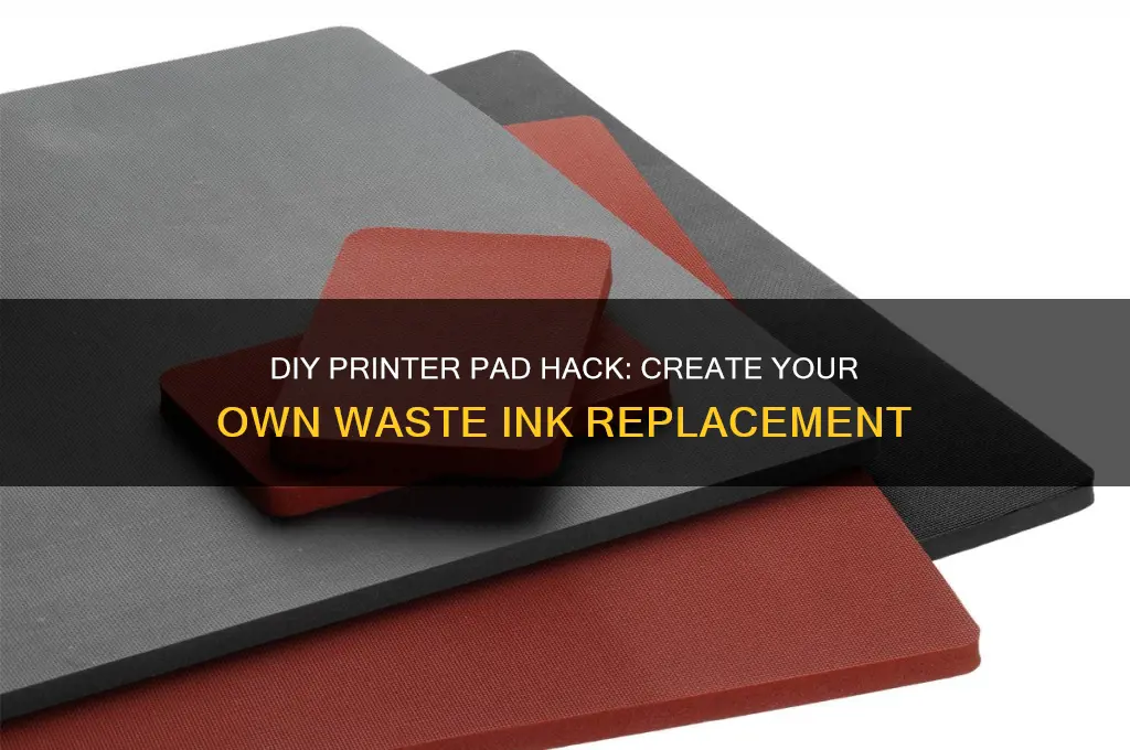 how to make your own waste ink replacement printer pad