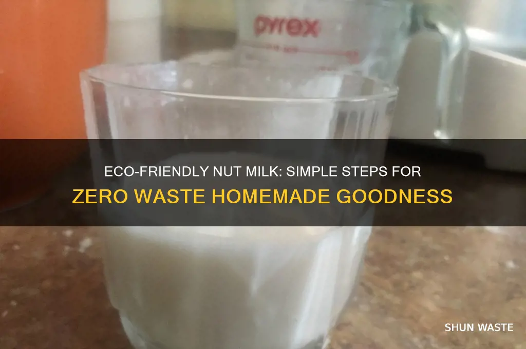 how to make zero waste nut milk