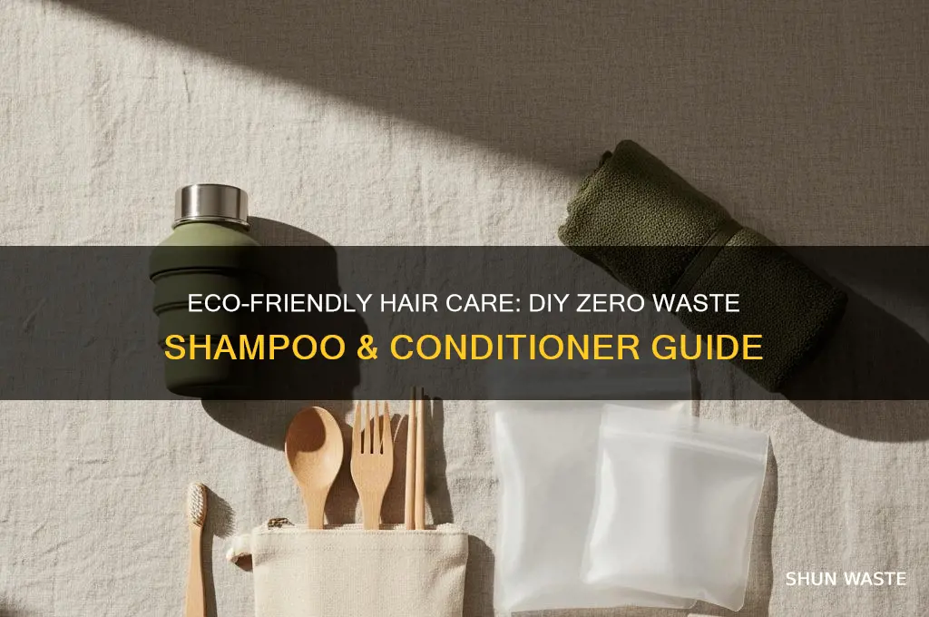 how to make zero waste shampoo and conditioner