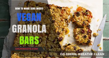 Eco-Friendly Snacking: Crafting Zero Waste Vegan Granola Bars at Home