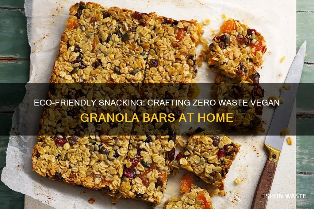 how to make zero waste vegan granola bars