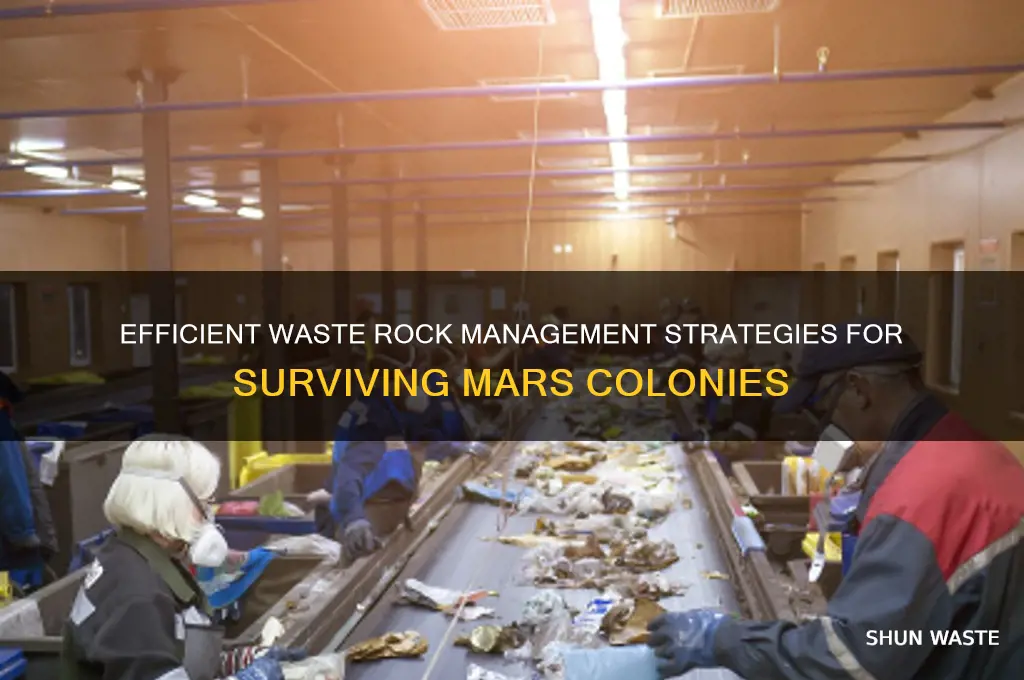 how to manaage waste rock in surviving mars