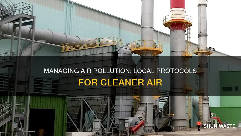 how to manage air pollution according to the local protocol
