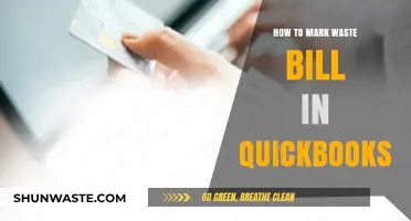 Efficiently Marking Waste Bills in QuickBooks: A Step-by-Step Guide
