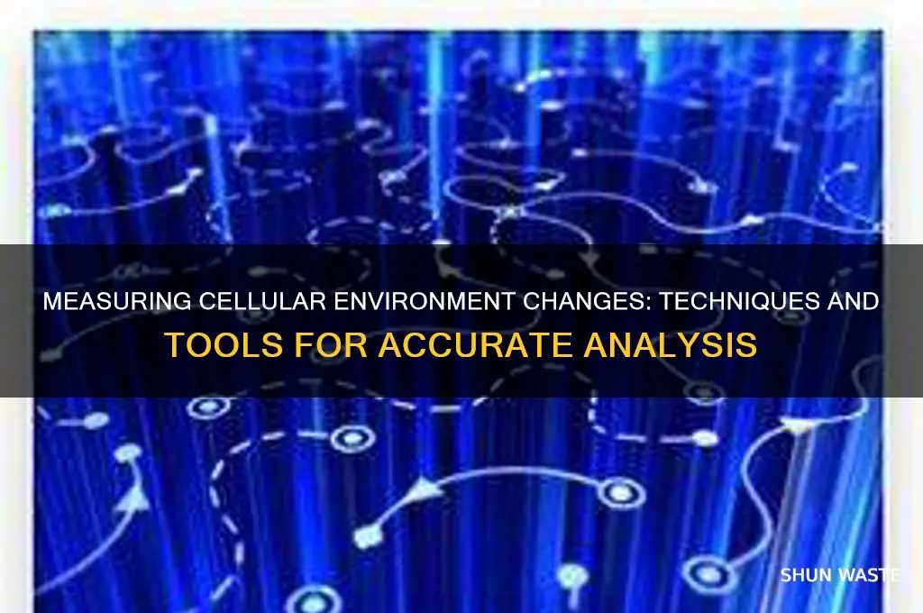 how to measure change in cellular environment