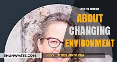 Capturing Change: Crafting a Memoir of Our Evolving Environment