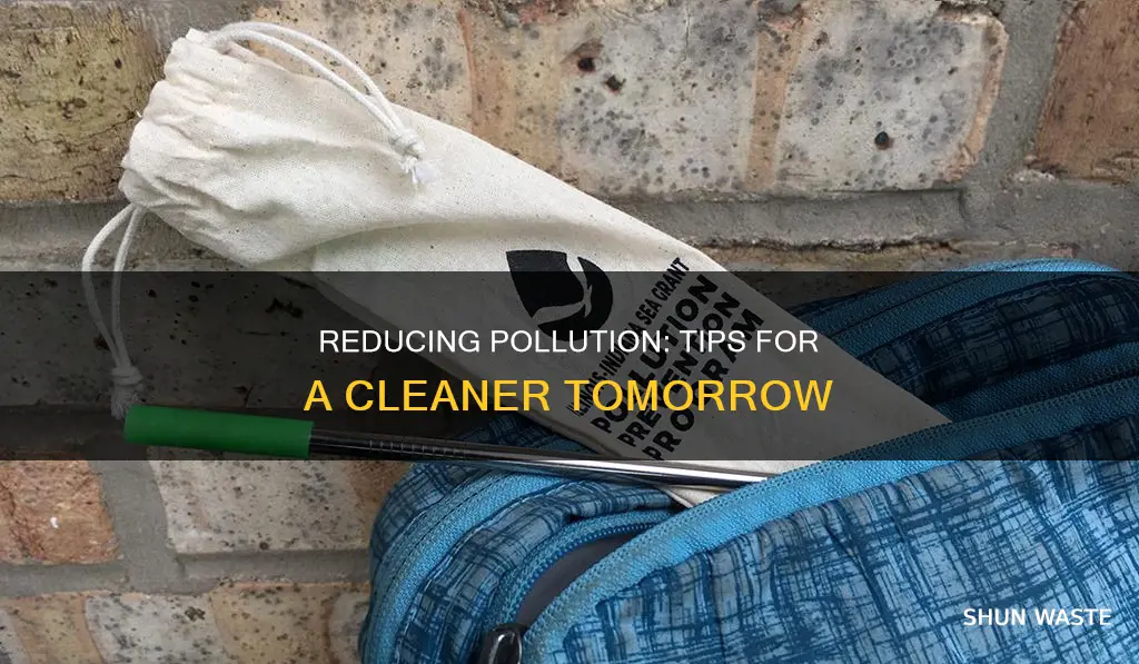 how to minimaze pollution