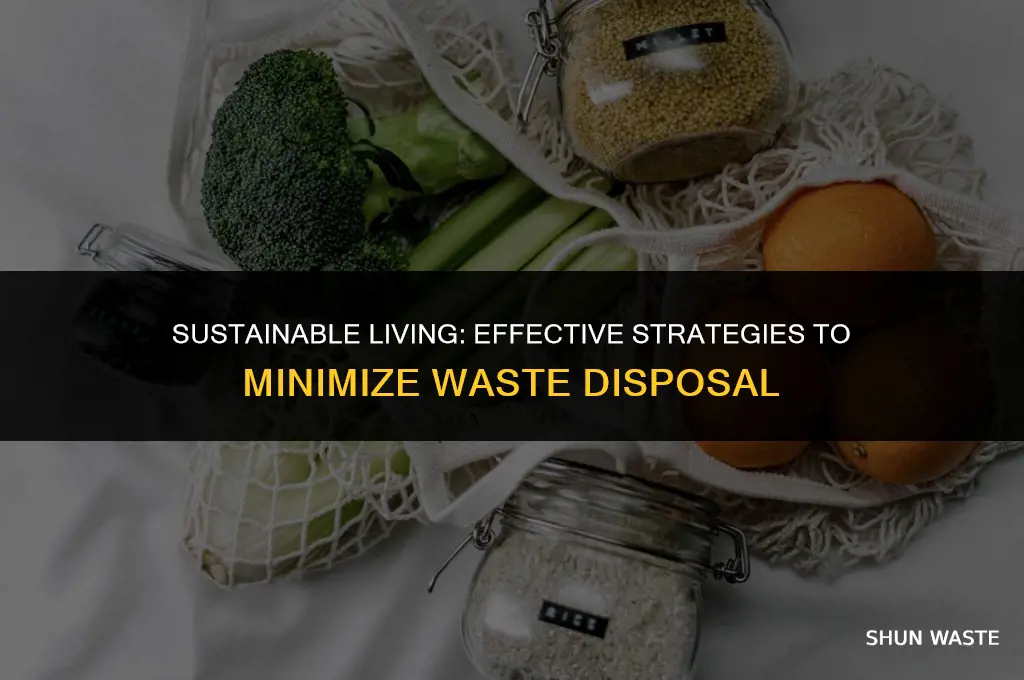 how to minimize waste disposal
