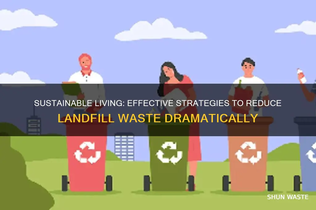 how to minimize waste going to landfill