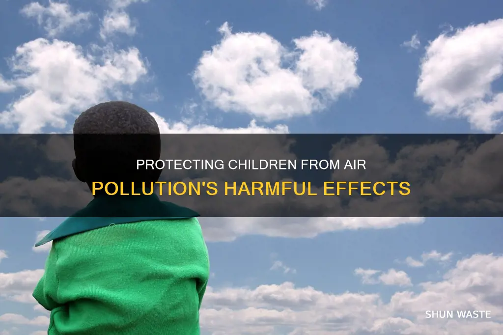 how to minmize effects of air pollution on children