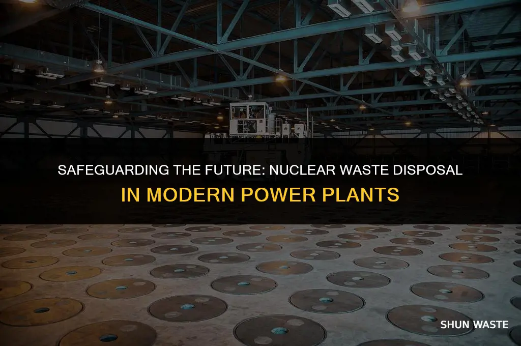 how to modern nuclear power plants dispose of nuclear waste