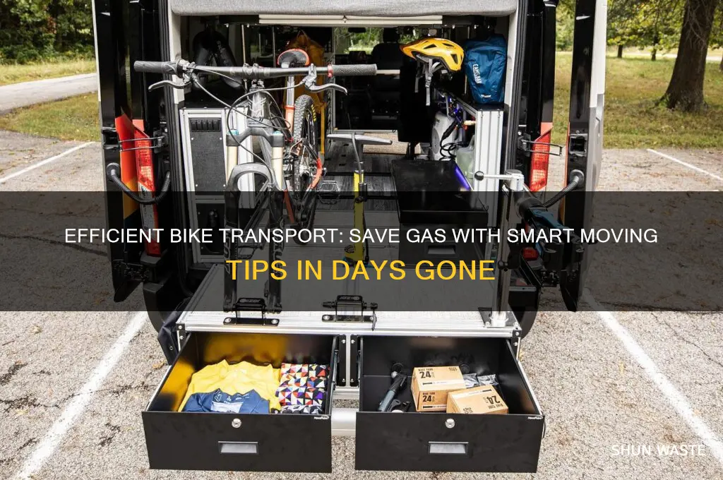 how to move your bike without wasting gas days gone