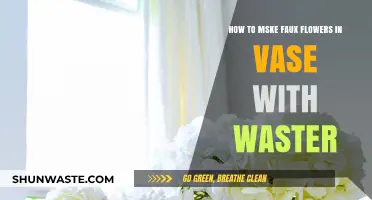 Crafting Faux Flowers in Water: Easy Vase Display Tutorial