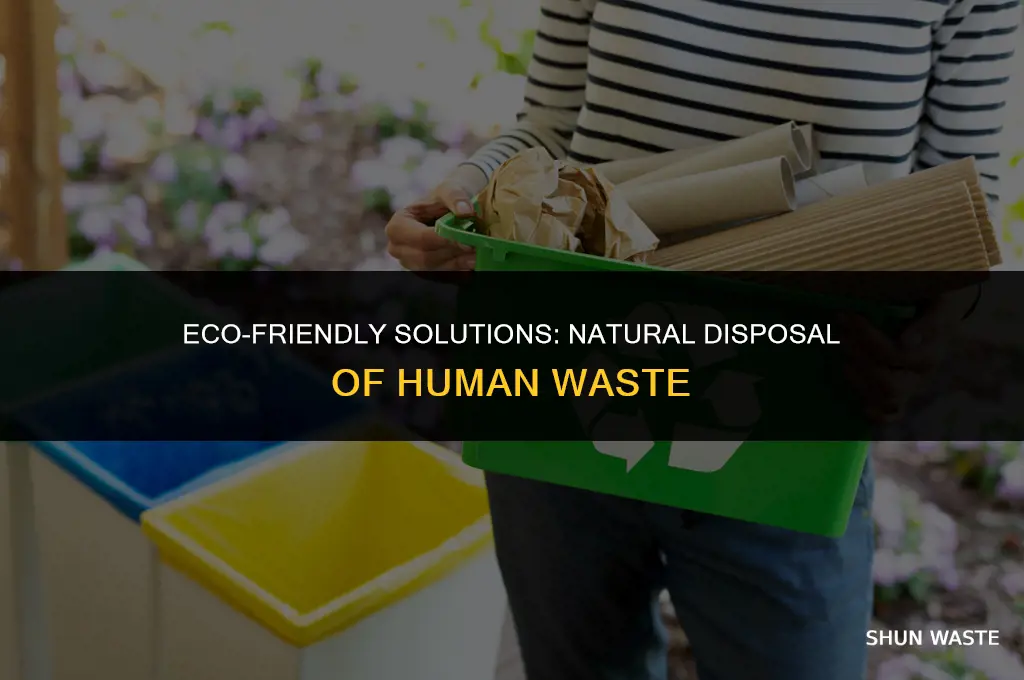 how to naturally dispose of human waste