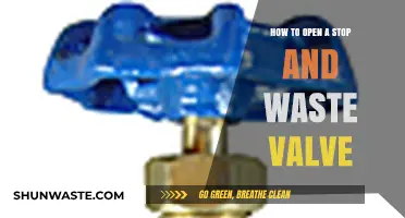Step-by-Step Guide to Safely Opening a Stop and Waste Valve