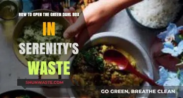 Unlocking Serenity's Waste: A Guide to Opening the Green Dahl Box