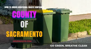Sacramento County Waste Container Guide: How to Order Additional Bins