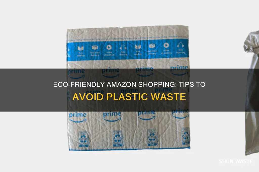 how to order from amazon without plastic waste