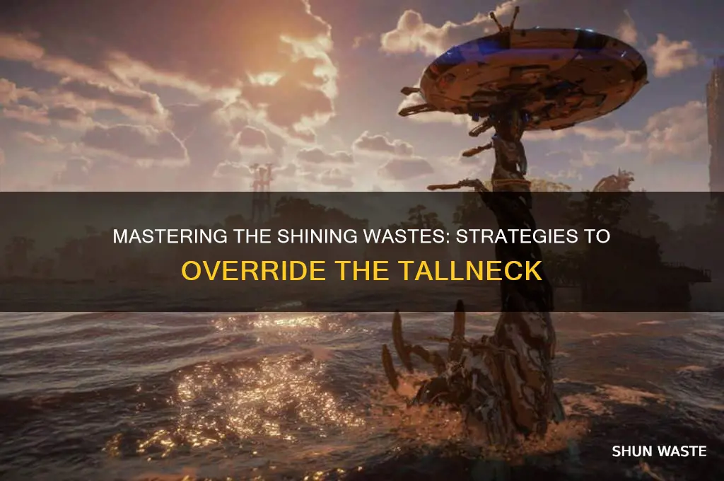 how to override the shining wastes tallneck