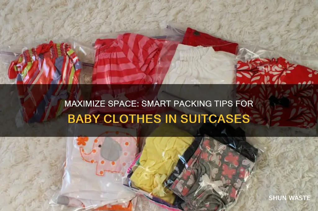 how to pack baby clothes in suitcase without wasting space